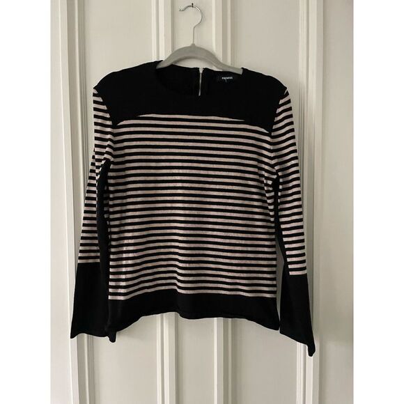 Premise black and beige striped sweater M - Picture 1 of 4